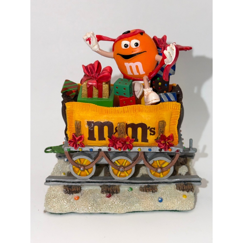 Danbury Mint M&M's Merry Metro Christmas Train 5 Piece Set Holiday Collectible - Picture 9 of 16